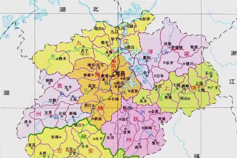 九江市的辖区调整，江西省的第三大城市，为何有13个区县？