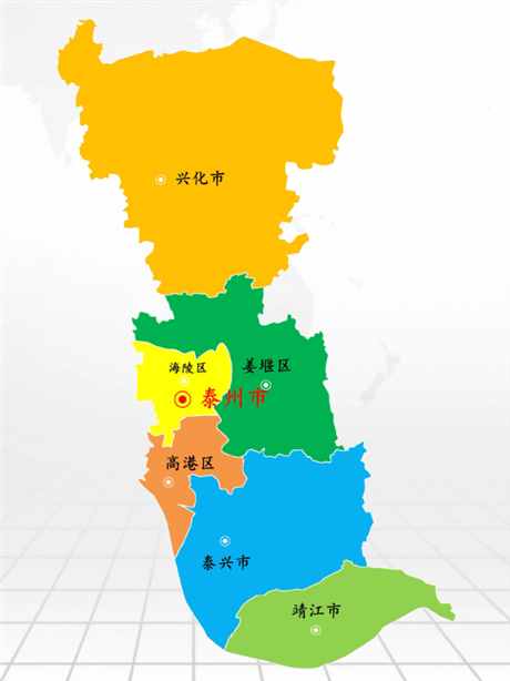 泰州市的区划调整，江苏省的第八大城市，为何有6个区县？