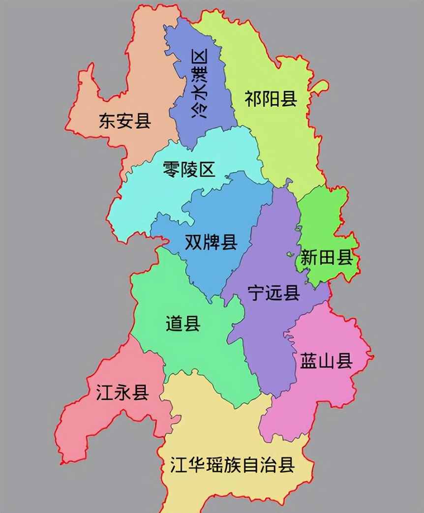 永州市的区划调整，湖南省的第6大城市，为何有11个区县？
