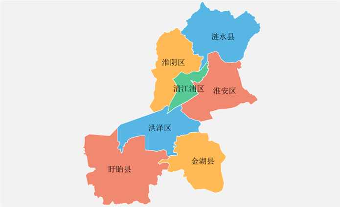 淮安市的区划调整，江苏省的第9大城市，为何有7个区县？