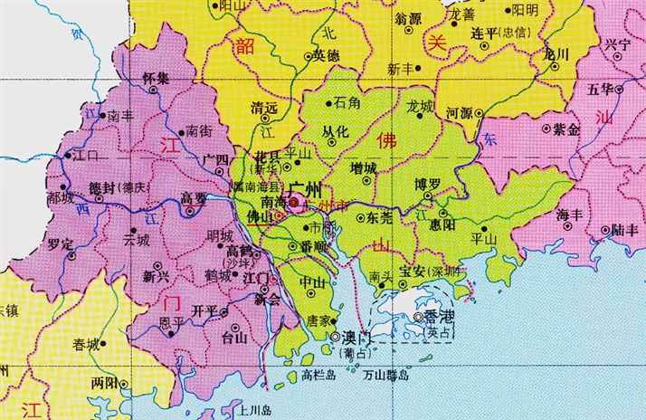 江门市的区划调整，广东省的第八大城市，为何有7个区县？