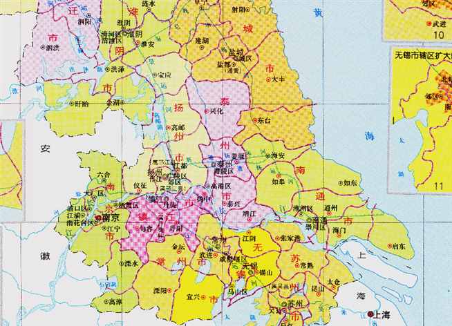 泰州市的区划调整，江苏省的第八大城市，为何有6个区县？