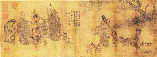 看着古代绘画里的童心童趣，你也怀念童年了吧！
