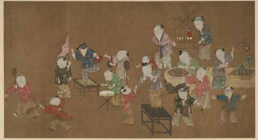 看着古代绘画里的童心童趣，你也怀念童年了吧！