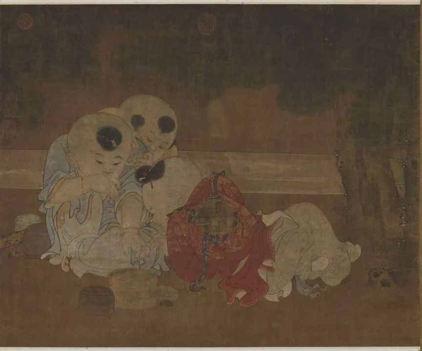 看着古代绘画里的童心童趣，你也怀念童年了吧！